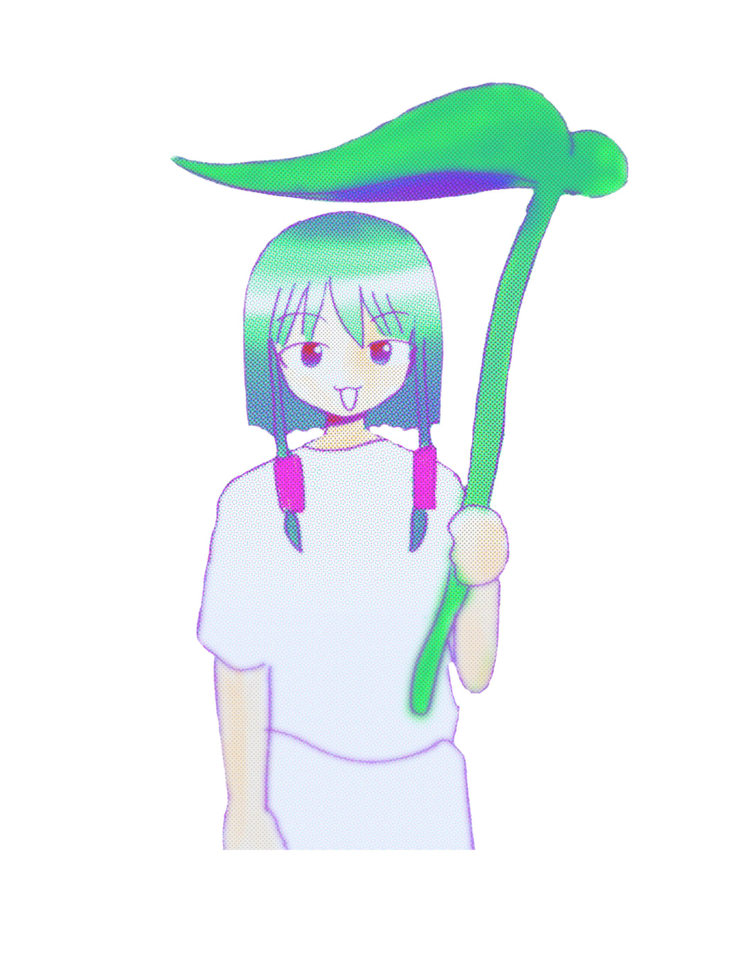 Leaf Umbrella Girl